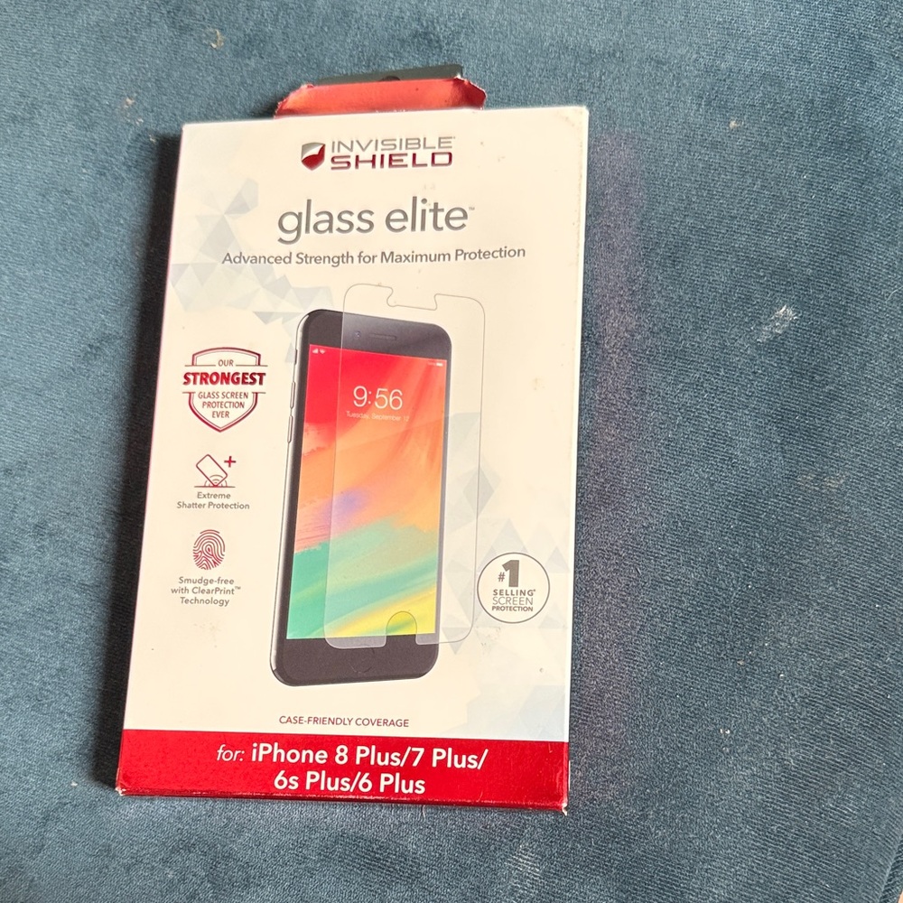 Glass Elite Screen Protector for iPhone 8 Plus/7 Plus/6s Plus/6 Plus - Clear